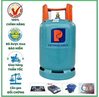 Bình Gas Petrolimex 12Kg Van Shell Chính Hãng | Giao Nhanh 15 Phút