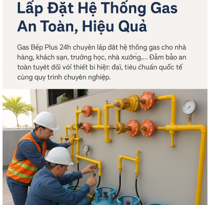 Lắp đặt hệ thống gas công nghiệp uy tín – Đạt chuẩn PCCC,