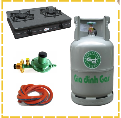  Bộ Bình Gas  Bếp Gas Đôi Rinnai RV 360 Van Dây Tự Động 