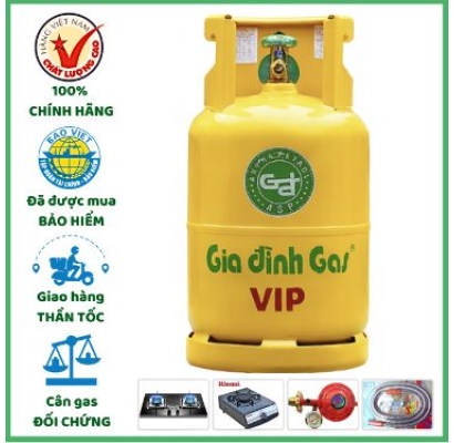 Gas Gia Đình Vàng 12kg Giao Nhanh Tất Cả Các Quận Huyện 15p