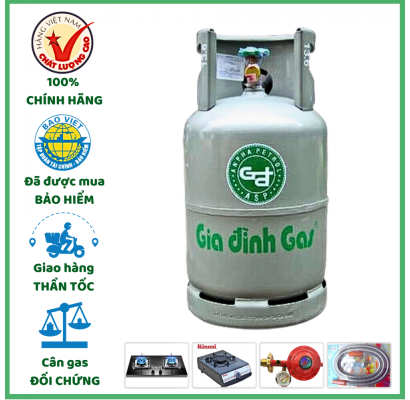 Gas Gia Đình Xám 12kg Chính Hãng – Giá Gas Hôm Nay Tại TP.HCM
