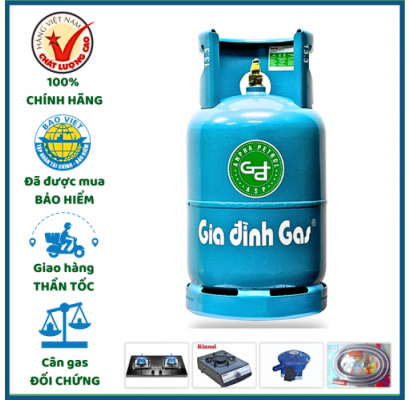 Gas Gia Đình Xanh Ngọc 12kg Chính Hãng – Giao Nhanh 15 Phút Tại TPHCM