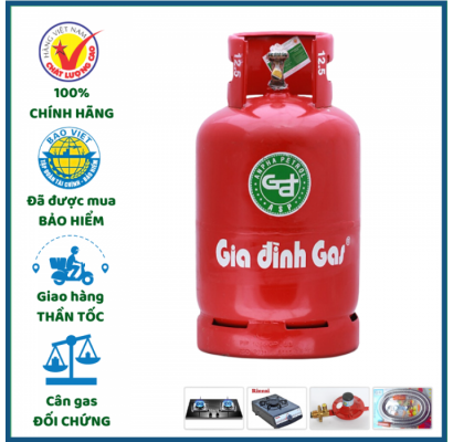 Gas Gia Đình Đỏ 12kg Giao Nhanh Tất Cả Các Quận Huyện