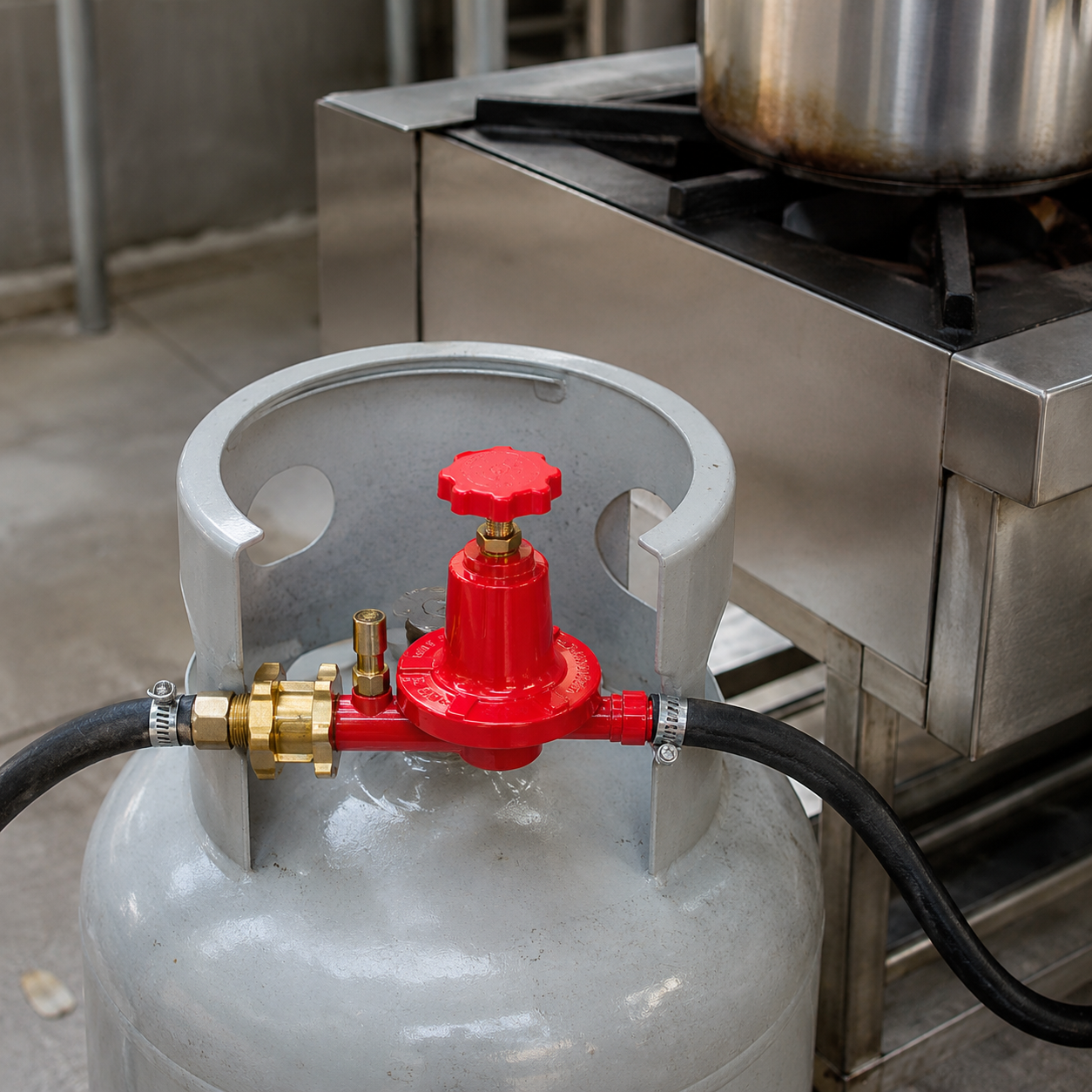 Van gas khè tự động phù hợp cho khu bếp công nghiệp cần lửa mạnh, ổn định và an toàn khi sử dụng gas.
