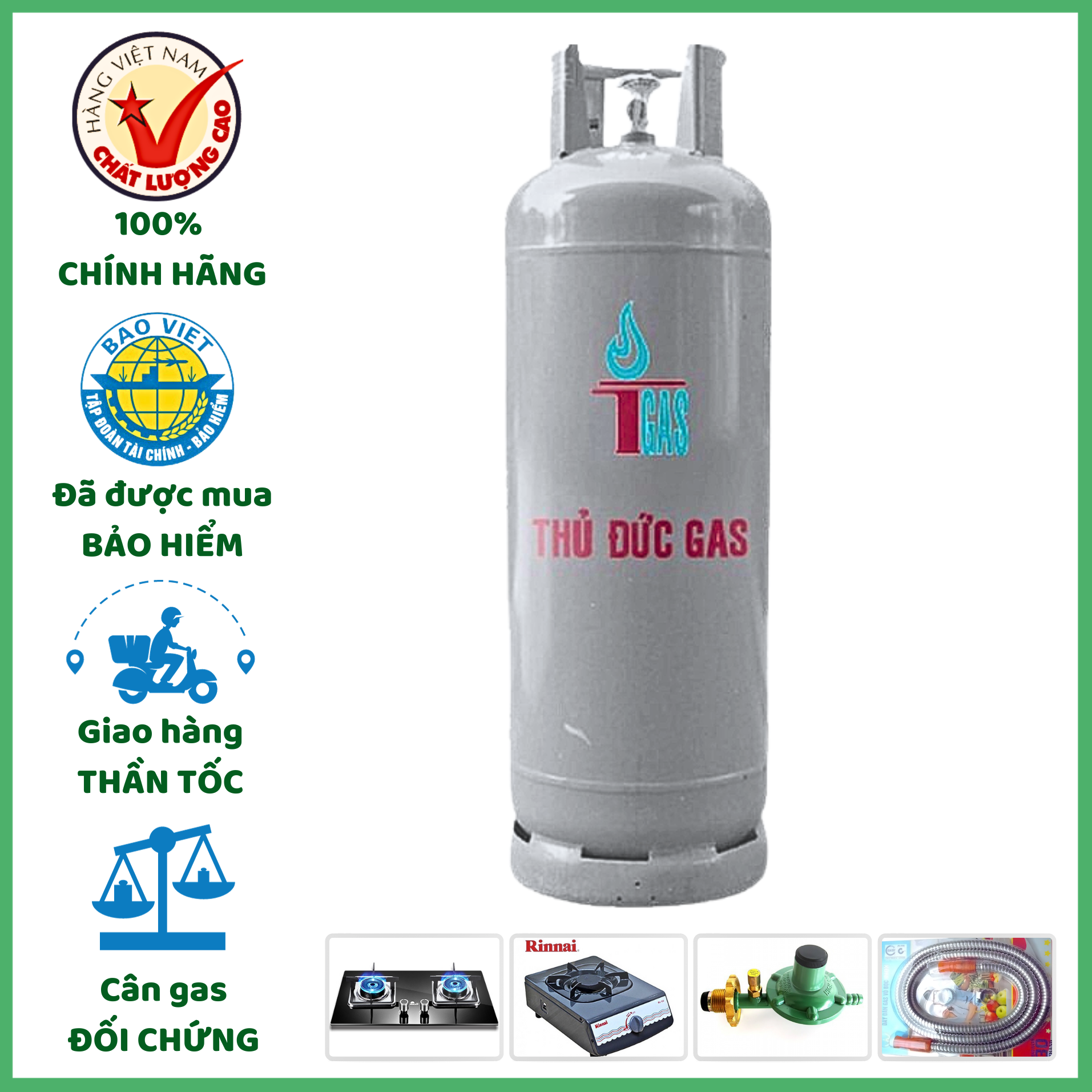 Gas Thủ Đức 45kg công nghiệp