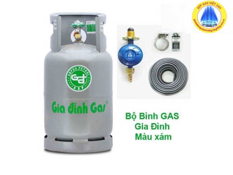 Bình Gas Xám 12kg Tại Đại Lý Bếp Gas Việt 24h
