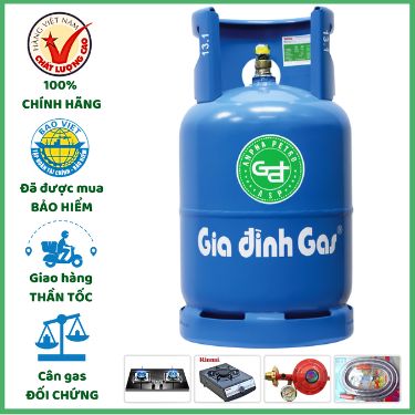 Bình Gas Gia Đình Xanh Shell 12kg