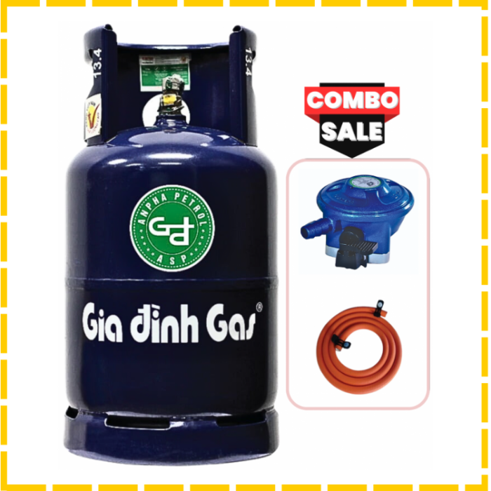 Bộ Bình Gas Van Dây Tự Động Bình Minh Xanh Đậm Giao Tận Nhà