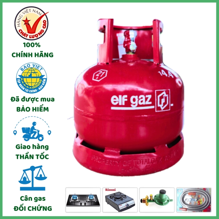 Gas Elf 6kg Chính Hãng – Giá Gas Elf 6kg Hôm Nay Tại TP.HCM