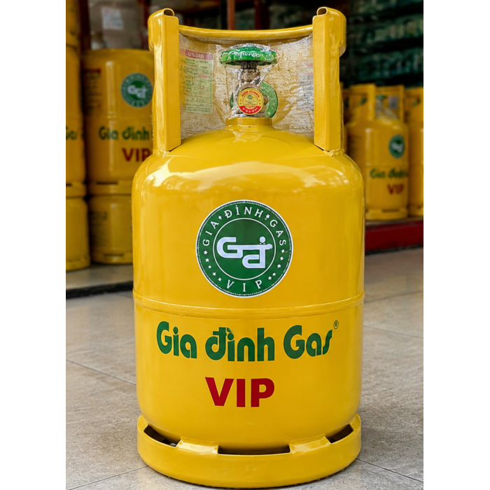 Gas Gia Đình Vàng 12kg Chính Hãng – Giá Gas Hôm Nay Giao Nhanh 15p Tại TP.HCM 