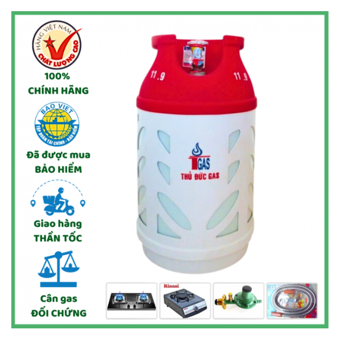 Gas Nhựa 12kg Bọc Nhựa An Toàn Đổi Gas Các Quận Huyện 