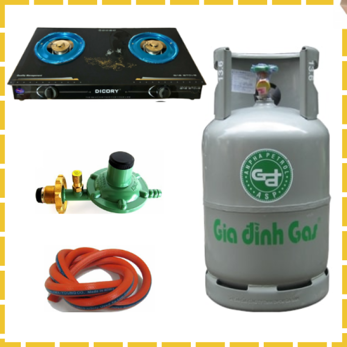  Giá combo Bình ga Bếp Gas Đôi Van Dây Tự Động