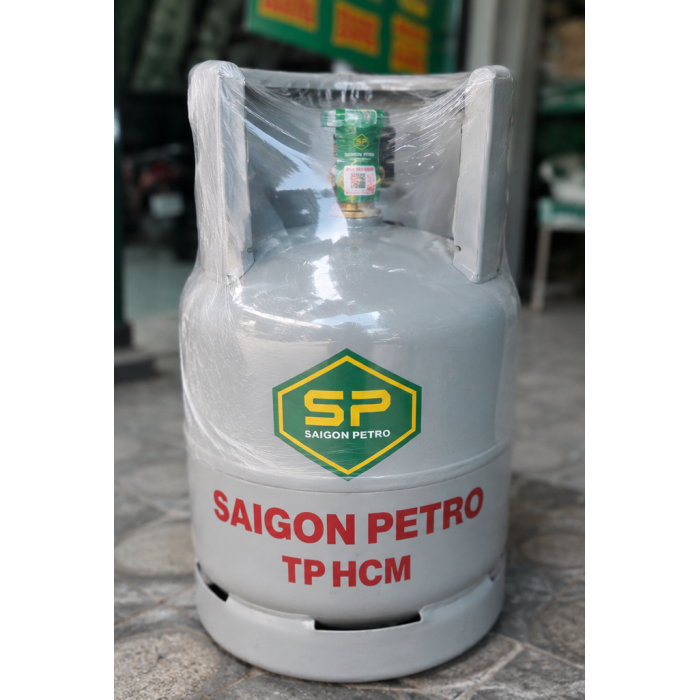 Gas Saigon Petro Xám 12kg Chính Hãng – Giao Nhanh 15 Phút, Kiểm Tra Cân Đầy Đủ