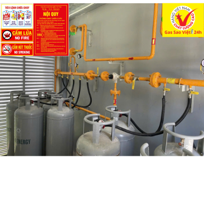 Tư Vấn, Thiết Kế, Sửa Chữa Lắp Đặt Hệ Thống Gas Trung Tâm Đủ Điều Kiện pccc An Toà