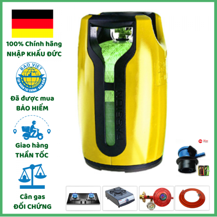 Gas Miss Composite Chống Cháy Nổ Đổi Gas Lắp Mới
