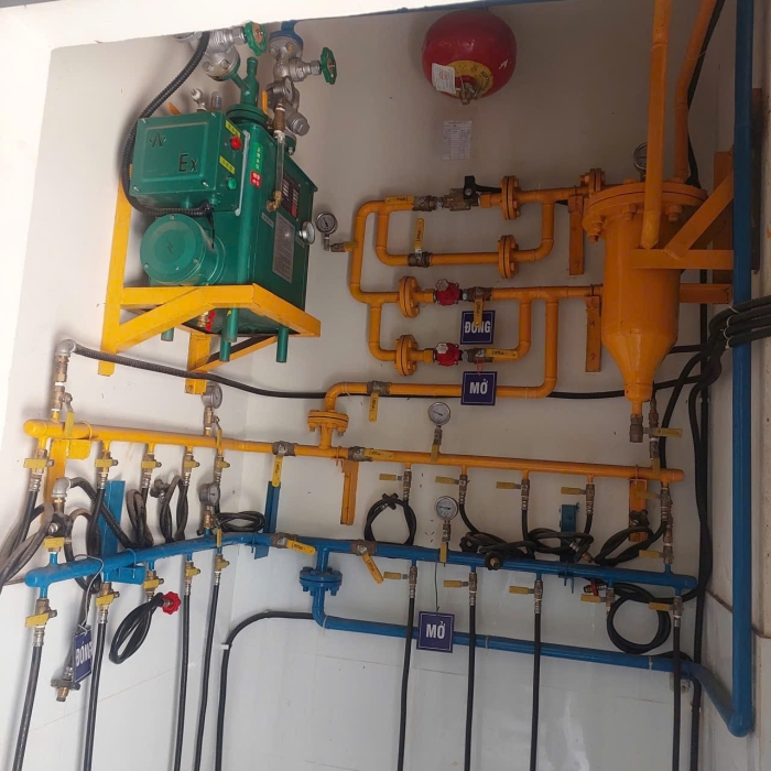 Lắp Đặt Hệ Thống Gas Trung Tâm An Toàn